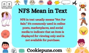 NFS Mean in Text