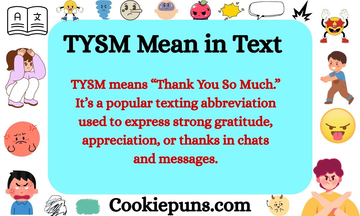 TYSM Mean in Text